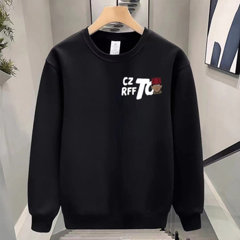 Есен 2024 Нов суитшърт с кръгло деколте за мъже и жени, национална мода за тийнейджъри, свободен вътрешен суитшърт с дълъг ръкав и щампована буква