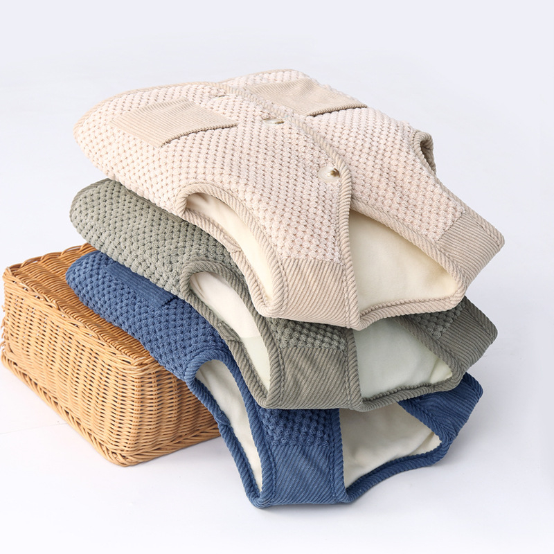 Lasteriiete vest väikestele ja keskmise suurusega lastele aurutatud sametist vest 2024. aasta sügis- ja talve uus plüüsvest Korea stiilis vest