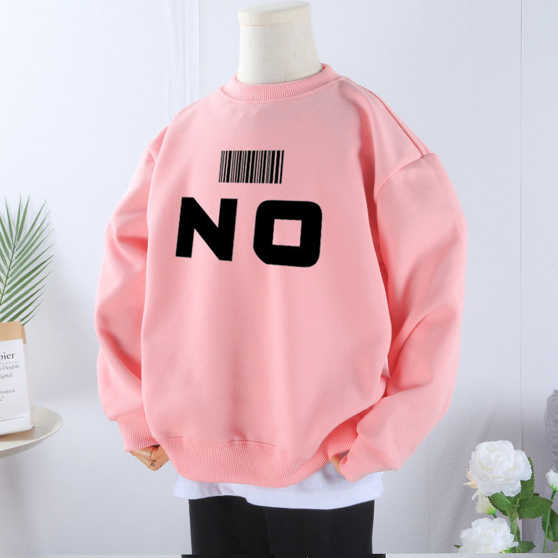 Tugev, kaaluga puhtast puuvillast paksendatud sametist dressipluus poistele ja tüdrukutele, universaalne 2024. aasta sügis- ja talveunistuseks mõeldud uus laisk stiilis pluus