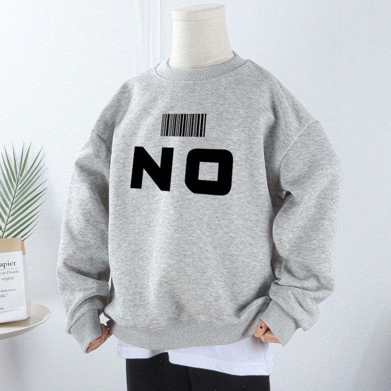 Tugev, kaaluga puhtast puuvillast paksendatud sametist dressipluus poistele ja tüdrukutele, universaalne 2024. aasta sügis- ja talveunistuseks mõeldud uus laisk stiilis pluus