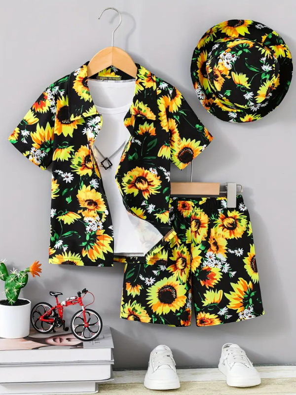 Ins korejski stil ljetne nove dječake moderne zgodne Lel kratke hlače od dva dijela RG01-RD01