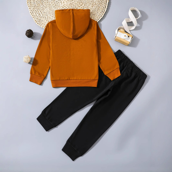 Έτοιμο κοστούμι δύο τεμαχίων για αγόρια, άμεσου εφοδιασμού από το εργοστάσιο, για άνδρες, casual, καλοκαιρινό και φθινοπωρινό, με κουκούλα, μακρυμάνικο, κατόπιν παραγγελίας, κατόπιν παραγγελίας