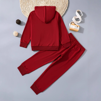 Έτοιμο κοστούμι δύο τεμαχίων για αγόρια, άμεσου εφοδιασμού από το εργοστάσιο, για άνδρες, casual, καλοκαιρινό και φθινοπωρινό, με κουκούλα, μακρυμάνικο, κατόπιν παραγγελίας, κατόπιν παραγγελίας