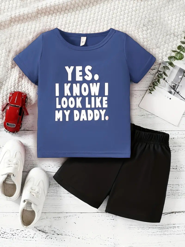 Лятна нова тениска с ръкави, топ шорти за момчета, висококачествен дишащ ежедневен костюм от две части RA01 RD02