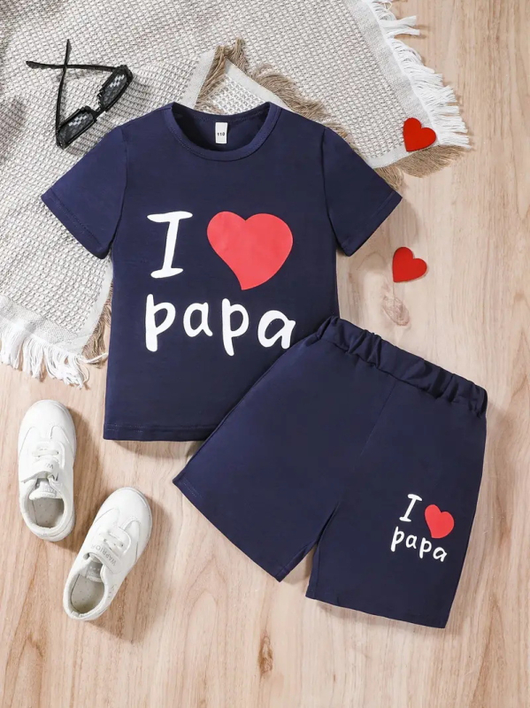 Лятна нова тениска с ръкави, топ шорти за момчета, висококачествен дишащ ежедневен костюм от две части RA01 RD02