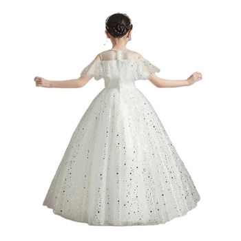 Dječja haljina Haljina princeze za djevojčice Pončo haljina s klavirom Vjenčanica za djevojčice s cvijećem