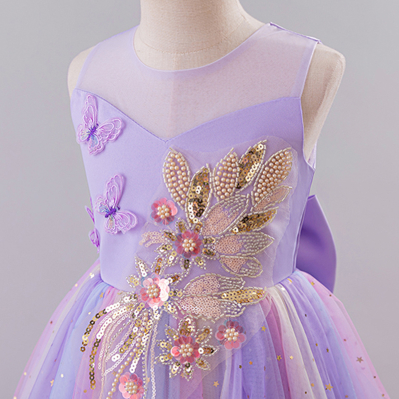 Europske i američke haljine za djevojčice, Dječje princezine haljine, Festivalske predstave za jednogodišnjake, Amazon pufnaste mrežaste haljine za djevojčice