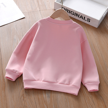 Tüdrukute kampsun kevad- ja sügis 2023 uus laste Korea stiilis sügisriided beebitüdrukute puuvillane lääne stiilis alumine särk õhuke topp