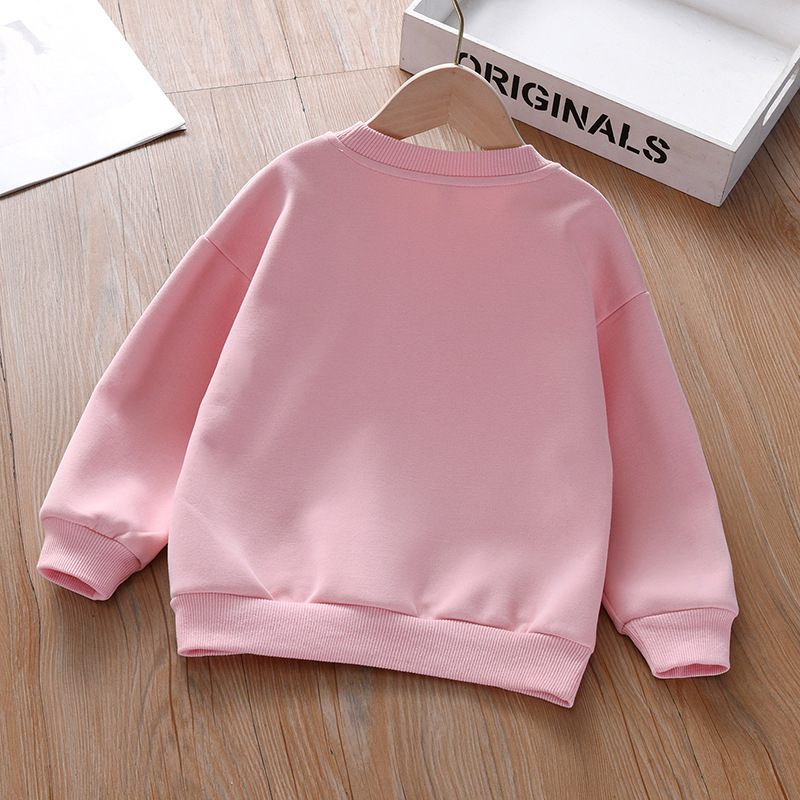 Tüdrukute kampsun kevad- ja sügis 2023 uus laste Korea stiilis sügisriided beebitüdrukute puuvillane lääne stiilis alumine särk õhuke topp