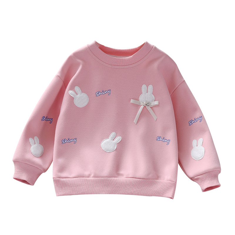 Tüdrukute kampsun kevad- ja sügis 2023 uus laste Korea stiilis sügisriided beebitüdrukute puuvillane lääne stiilis alumine särk õhuke topp