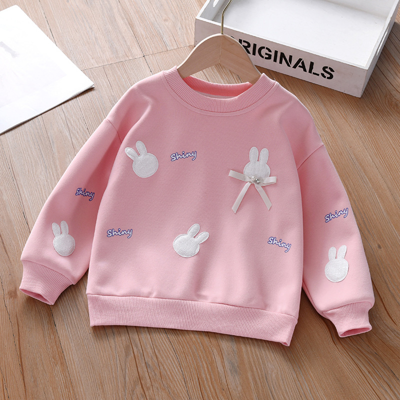 Tüdrukute kampsun kevad- ja sügis 2023 uus laste Korea stiilis sügisriided beebitüdrukute puuvillane lääne stiilis alumine särk õhuke topp