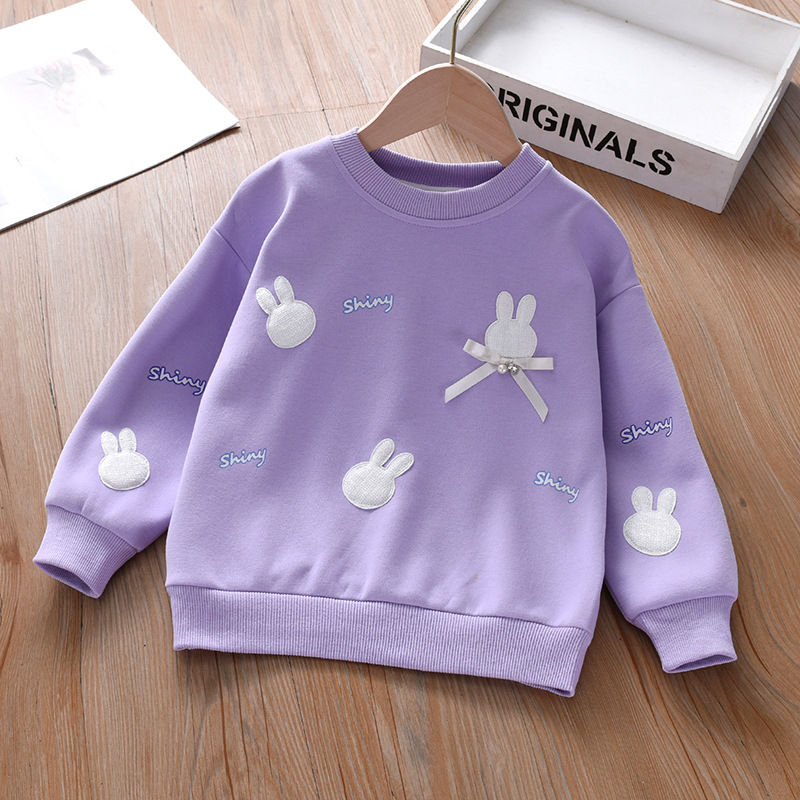 Tüdrukute kampsun kevad- ja sügis 2023 uus laste Korea stiilis sügisriided beebitüdrukute puuvillane lääne stiilis alumine särk õhuke topp