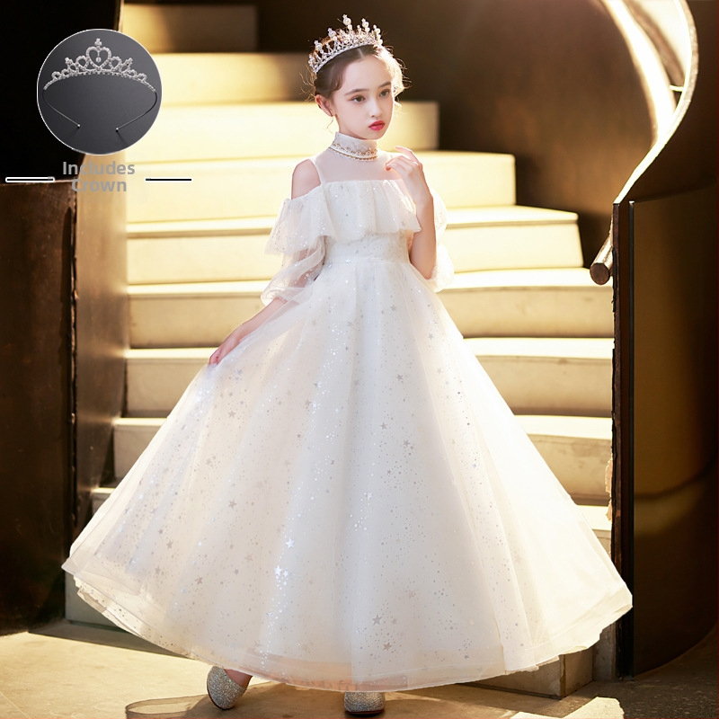 Παιδικό φόρεμα υποδοχής για κορίτσια, φόρεμα χορωδίας μαθητών δημοτικού σχολείου, φόρεμα ποίησης, απαγγελία πιάνου, 1 Ιουνίου