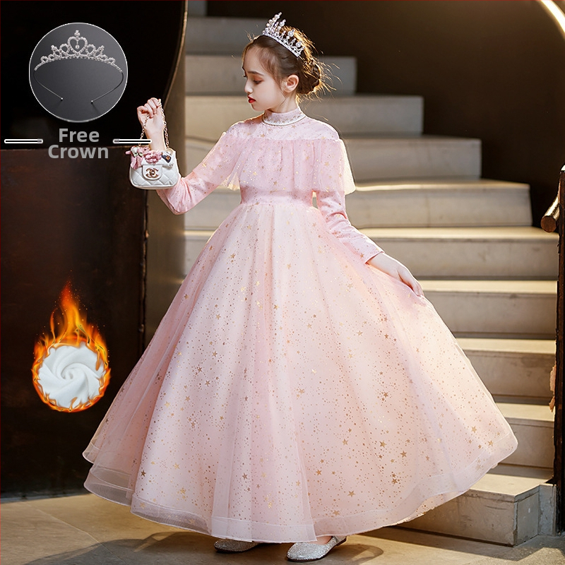 Παιδικό φόρεμα υποδοχής για κορίτσια, φόρεμα χορωδίας μαθητών δημοτικού σχολείου, φόρεμα ποίησης, απαγγελία πιάνου, 1 Ιουνίου