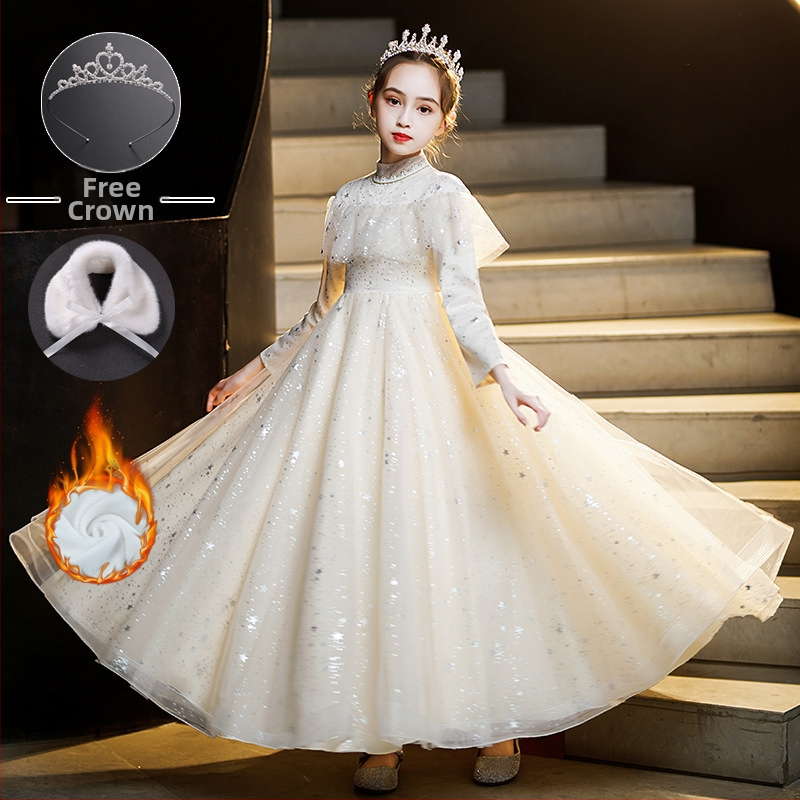 Παιδικό φόρεμα υποδοχής για κορίτσια, φόρεμα χορωδίας μαθητών δημοτικού σχολείου, φόρεμα ποίησης, απαγγελία πιάνου, 1 Ιουνίου