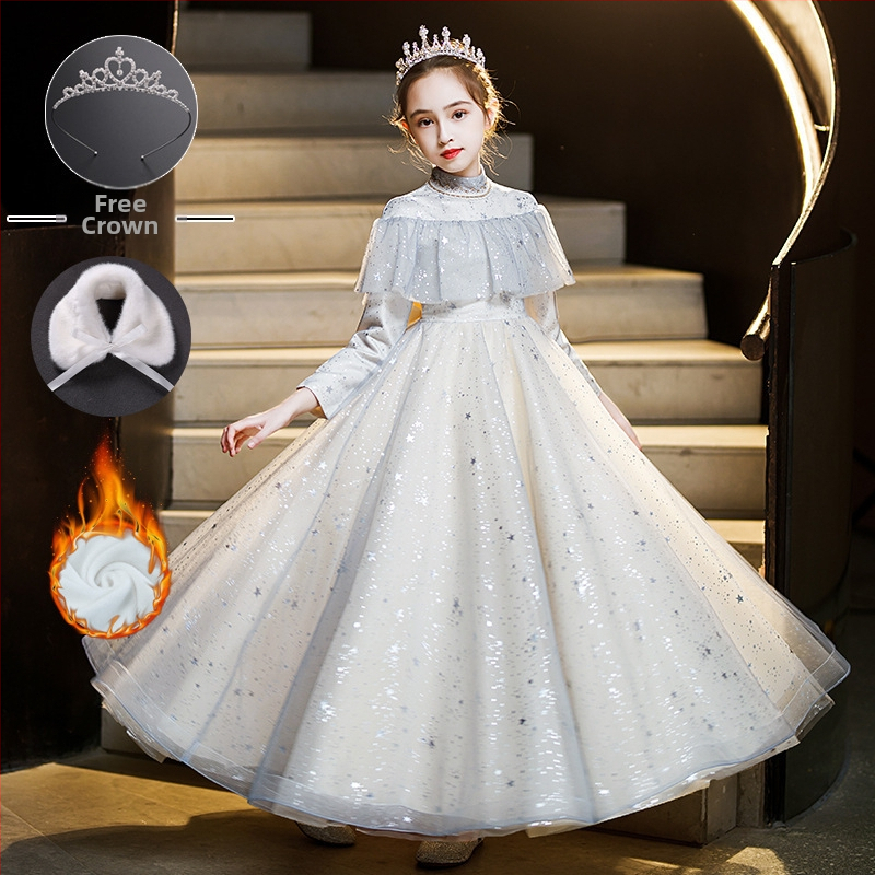 Παιδικό φόρεμα υποδοχής για κορίτσια, φόρεμα χορωδίας μαθητών δημοτικού σχολείου, φόρεμα ποίησης, απαγγελία πιάνου, 1 Ιουνίου