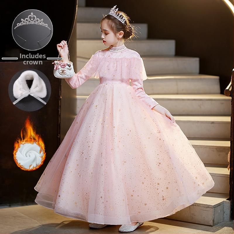 Παιδικό φόρεμα υποδοχής για κορίτσια, φόρεμα χορωδίας μαθητών δημοτικού σχολείου, φόρεμα ποίησης, απαγγελία πιάνου, 1 Ιουνίου