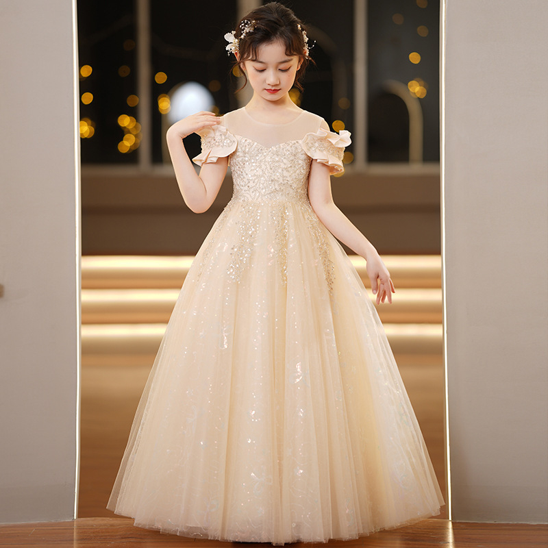 Παιδικό φόρεμα υποδοχής για κορίτσια, φόρεμα χορωδίας μαθητών δημοτικού σχολείου, φόρεμα ποίησης, απαγγελία πιάνου, 1 Ιουνίου