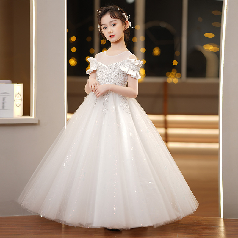 Παιδικό φόρεμα υποδοχής για κορίτσια, φόρεμα χορωδίας μαθητών δημοτικού σχολείου, φόρεμα ποίησης, απαγγελία πιάνου, 1 Ιουνίου