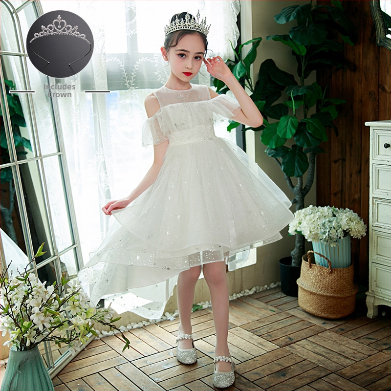 Παιδικό φόρεμα υποδοχής για κορίτσια, φόρεμα χορωδίας μαθητών δημοτικού σχολείου, φόρεμα ποίησης, απαγγελία πιάνου, 1 Ιουνίου