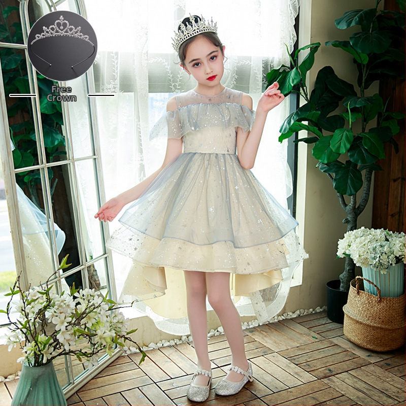 Παιδικό φόρεμα υποδοχής για κορίτσια, φόρεμα χορωδίας μαθητών δημοτικού σχολείου, φόρεμα ποίησης, απαγγελία πιάνου, 1 Ιουνίου