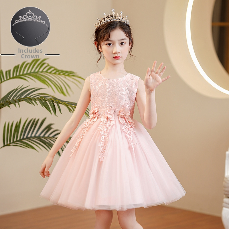 Παιδικό φόρεμα υποδοχής για κορίτσια, φόρεμα χορωδίας μαθητών δημοτικού σχολείου, φόρεμα ποίησης, απαγγελία πιάνου, 1 Ιουνίου