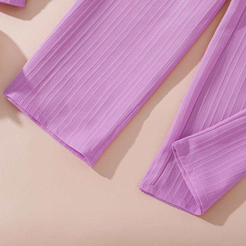 Ženska dječja odjeća Proljetna prekogranična nova europska i američka dječja odjeća Jednostruko kopčanje dugih rukava Dječje odijelo