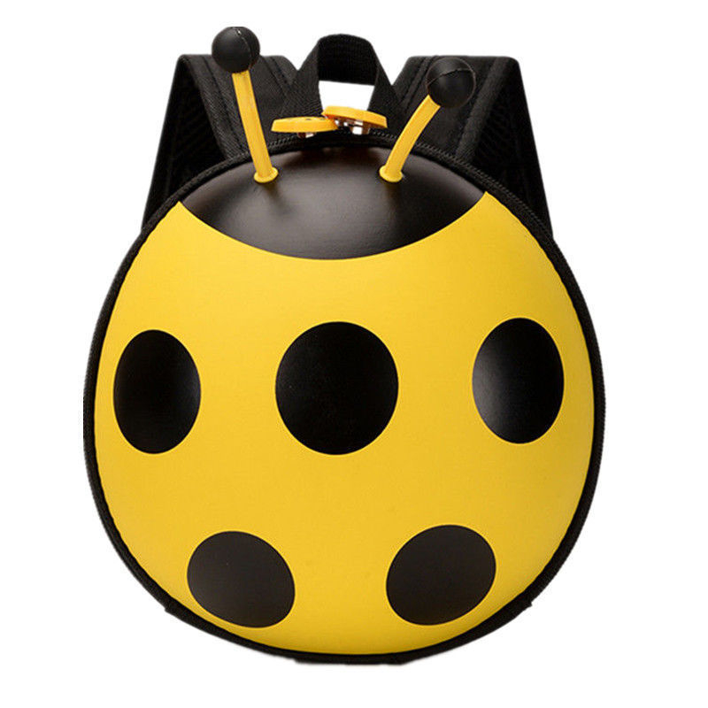 Augstas vērtības bērnu mugursoma pret pazaudētiem zēniem un meitenēm, zīdaiņiem, 1-3 gadus veciem, jaukiem, netīrumiem izturīgiem mārītes matiem