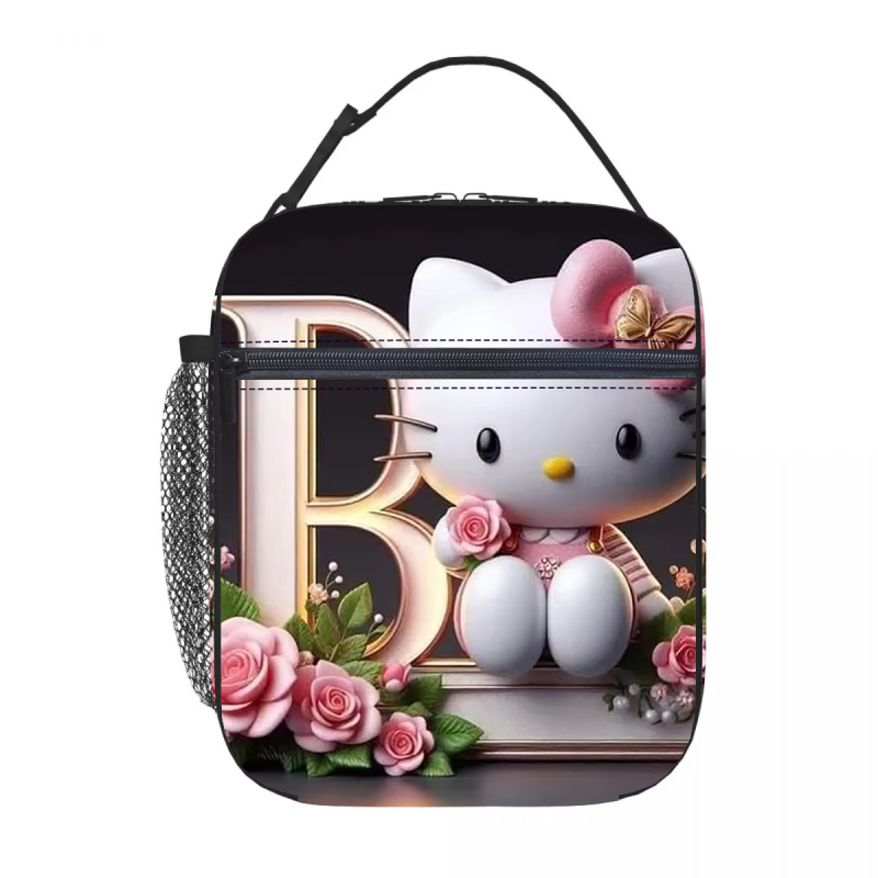 Karštas išpardavimas tarpvalstybiniu mastu, „Hello Kitty“ pietų maišelis su izoliacija, ledo maišelis, pikniko izoliacija, pietų dėžutė, biuro darbuotojams su ryžių maišeliu