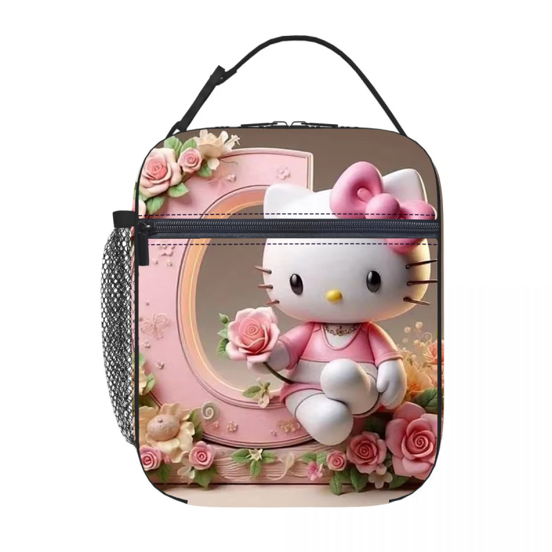 Karštas išpardavimas tarpvalstybiniu mastu, „Hello Kitty“ pietų maišelis su izoliacija, ledo maišelis, pikniko izoliacija, pietų dėžutė, biuro darbuotojams su ryžių maišeliu