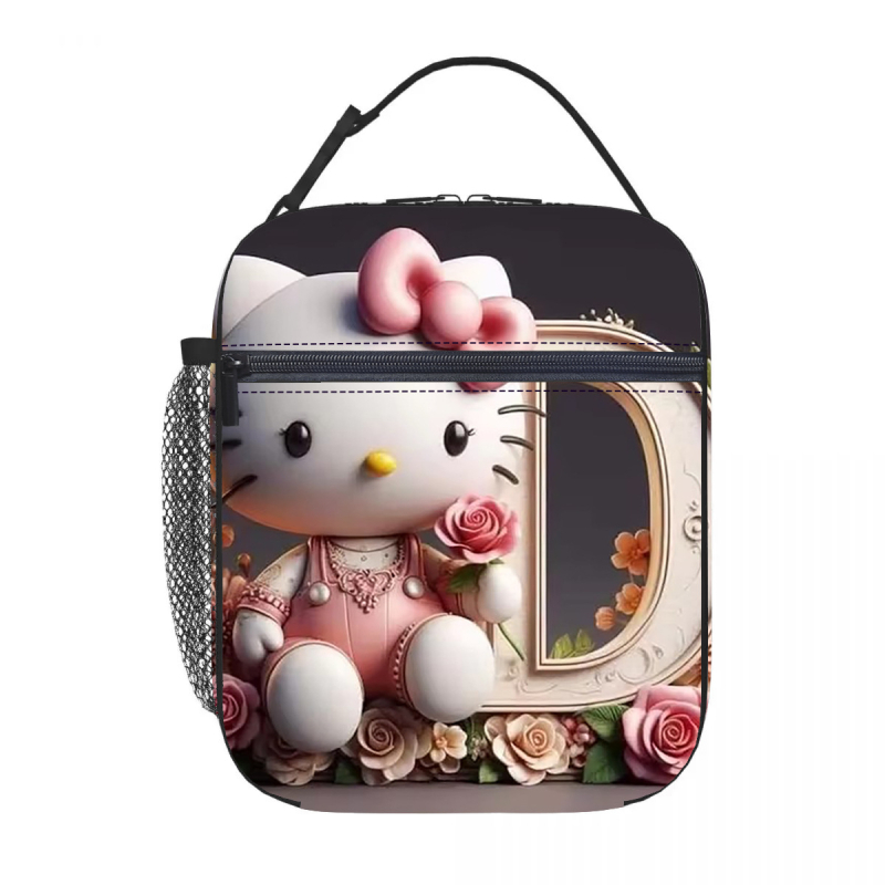 Karštas išpardavimas tarpvalstybiniu mastu, „Hello Kitty“ pietų maišelis su izoliacija, ledo maišelis, pikniko izoliacija, pietų dėžutė, biuro darbuotojams su ryžių maišeliu