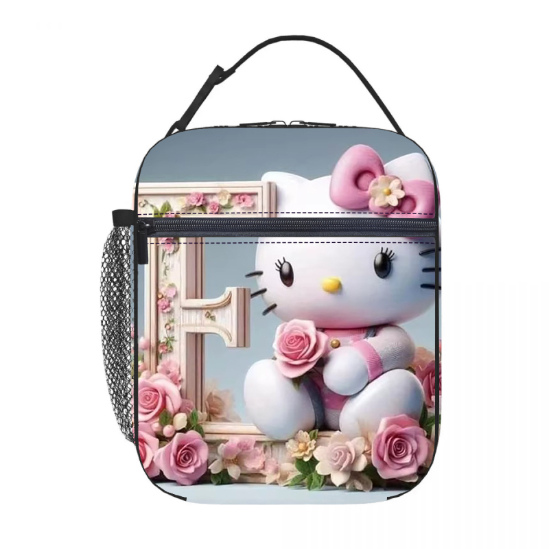 Karštas išpardavimas tarpvalstybiniu mastu, „Hello Kitty“ pietų maišelis su izoliacija, ledo maišelis, pikniko izoliacija, pietų dėžutė, biuro darbuotojams su ryžių maišeliu