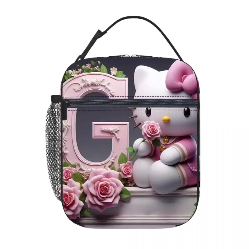 Karštas išpardavimas tarpvalstybiniu mastu, „Hello Kitty“ pietų maišelis su izoliacija, ledo maišelis, pikniko izoliacija, pietų dėžutė, biuro darbuotojams su ryžių maišeliu