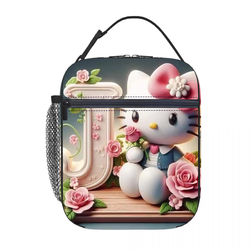 Karštas išpardavimas tarpvalstybiniu mastu, „Hello Kitty“ pietų maišelis su izoliacija, ledo maišelis, pikniko izoliacija, pietų dėžutė, biuro darbuotojams su ryžių maišeliu