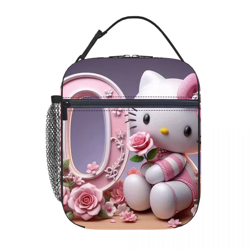 Karštas išpardavimas tarpvalstybiniu mastu, „Hello Kitty“ pietų maišelis su izoliacija, ledo maišelis, pikniko izoliacija, pietų dėžutė, biuro darbuotojams su ryžių maišeliu