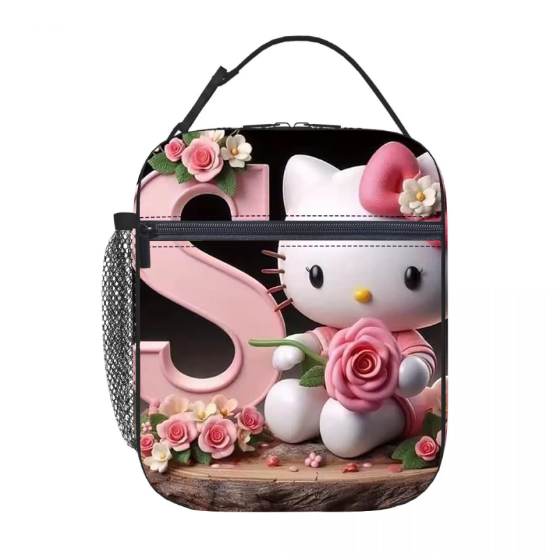 Karštas išpardavimas tarpvalstybiniu mastu, „Hello Kitty“ pietų maišelis su izoliacija, ledo maišelis, pikniko izoliacija, pietų dėžutė, biuro darbuotojams su ryžių maišeliu
