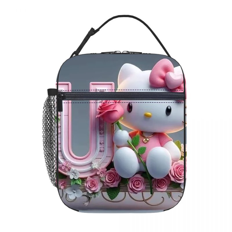 Karštas išpardavimas tarpvalstybiniu mastu, „Hello Kitty“ pietų maišelis su izoliacija, ledo maišelis, pikniko izoliacija, pietų dėžutė, biuro darbuotojams su ryžių maišeliu