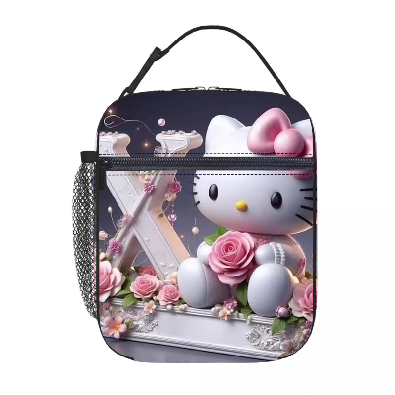 Karštas išpardavimas tarpvalstybiniu mastu, „Hello Kitty“ pietų maišelis su izoliacija, ledo maišelis, pikniko izoliacija, pietų dėžutė, biuro darbuotojams su ryžių maišeliu