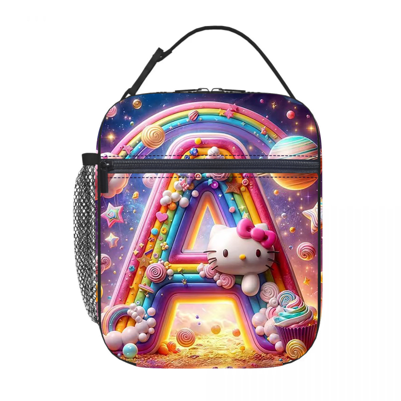 Karštas išpardavimas tarpvalstybiniu mastu, „Hello Kitty“ pietų maišelis su izoliacija, ledo maišelis, pikniko izoliacija, pietų dėžutė, biuro darbuotojams su ryžių maišeliu