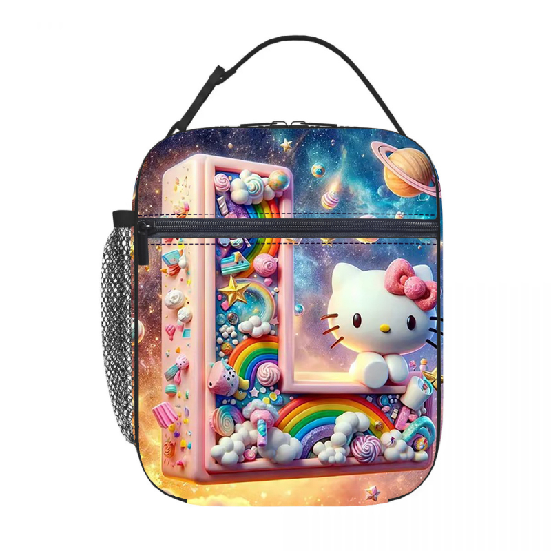 Karštas išpardavimas tarpvalstybiniu mastu, „Hello Kitty“ pietų maišelis su izoliacija, ledo maišelis, pikniko izoliacija, pietų dėžutė, biuro darbuotojams su ryžių maišeliu