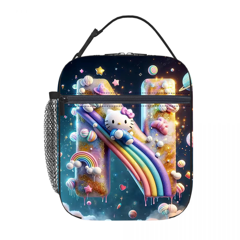 Karštas išpardavimas tarpvalstybiniu mastu, „Hello Kitty“ pietų maišelis su izoliacija, ledo maišelis, pikniko izoliacija, pietų dėžutė, biuro darbuotojams su ryžių maišeliu