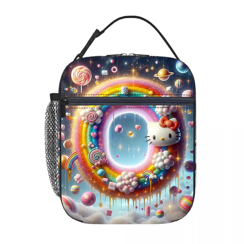 Karštas išpardavimas tarpvalstybiniu mastu, „Hello Kitty“ pietų maišelis su izoliacija, ledo maišelis, pikniko izoliacija, pietų dėžutė, biuro darbuotojams su ryžių maišeliu