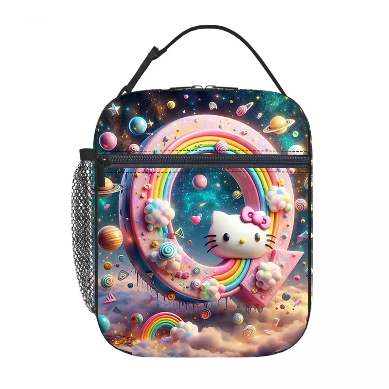 Karštas išpardavimas tarpvalstybiniu mastu, „Hello Kitty“ pietų maišelis su izoliacija, ledo maišelis, pikniko izoliacija, pietų dėžutė, biuro darbuotojams su ryžių maišeliu