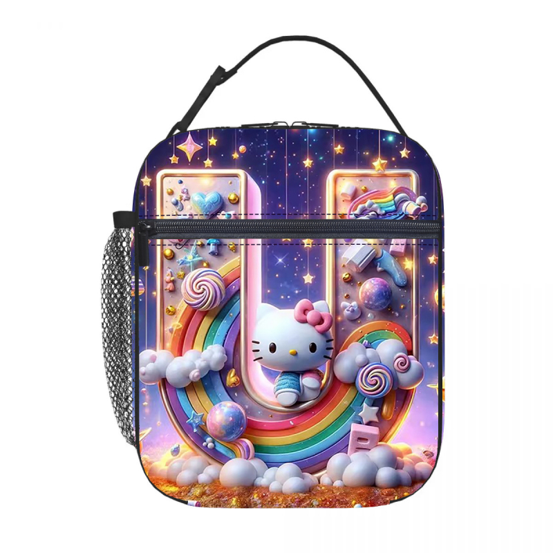 Karštas išpardavimas tarpvalstybiniu mastu, „Hello Kitty“ pietų maišelis su izoliacija, ledo maišelis, pikniko izoliacija, pietų dėžutė, biuro darbuotojams su ryžių maišeliu