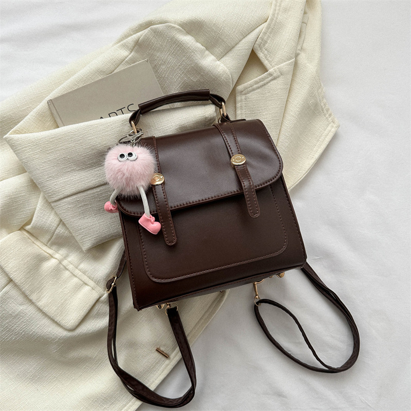 Vienkārša mugursoma sieviešu koledžas stila soma sieviešu soma 2023. gada jauna modes ikdienas plecu rokassoma maza mugursoma