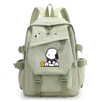 Parchal Dog Pochacco trükitud seljakott, mis kaitseb ja vähendab koormust, õpilase koolikott, ühevärviline koomiksilõuendikott