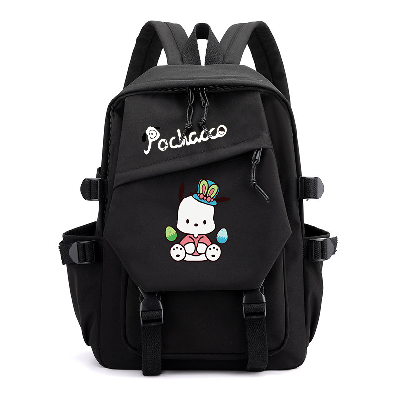 Parchal Dog Pochacco trükitud seljakott, mis kaitseb ja vähendab koormust, õpilase koolikott, ühevärviline koomiksilõuendikott