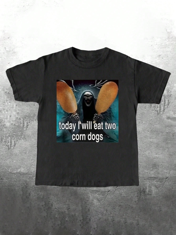 Autistična smiješna majica s grafikom kostura - muška moda