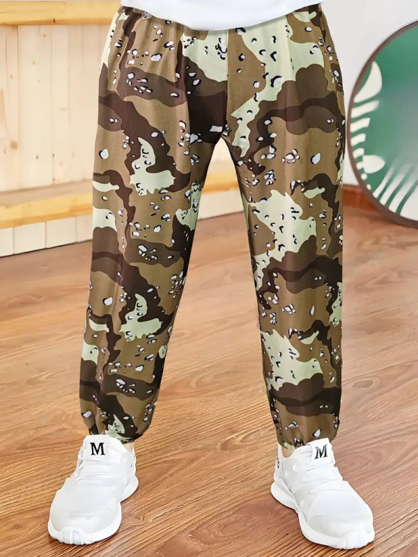 2024 Корейски стил за момчета, висококачествени нови спортни панталони, тънки есенни дишащи ежедневни връхни панталони