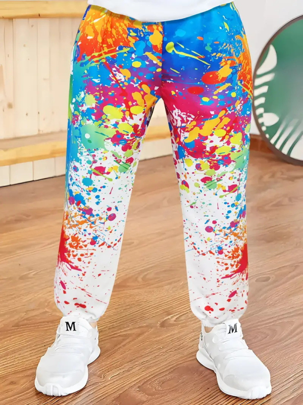 2024 Корейски стил за момчета, висококачествени нови спортни панталони, тънки есенни дишащи ежедневни връхни панталони